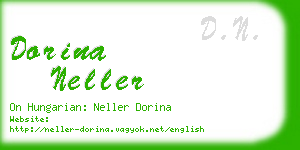 dorina neller business card